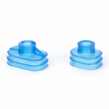 SBOF - 2.5 bellows oval suction cup